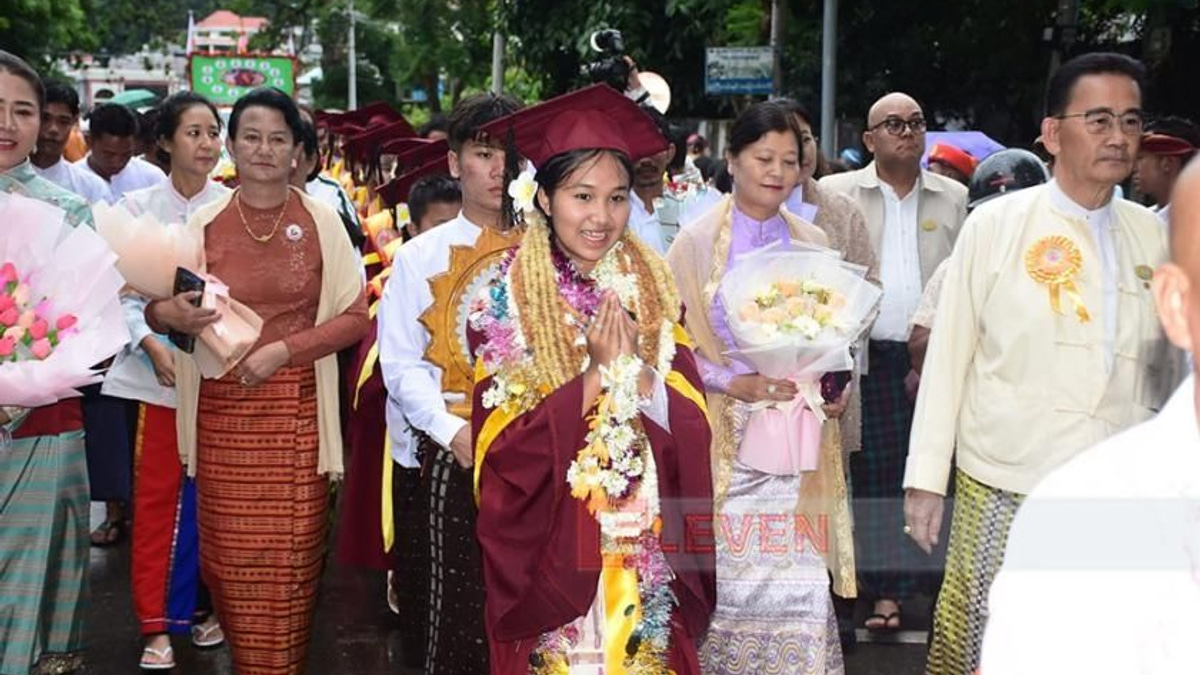 Myanmar Buddhist Exam Champions Celebrated in Taunggyi
