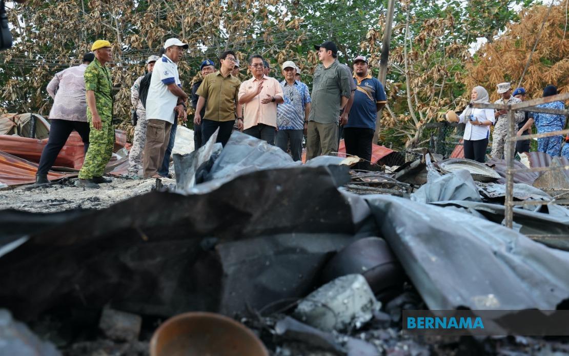 Federal Government Mobilises Aid for Fire-Displaced Families in Sabah Island Community