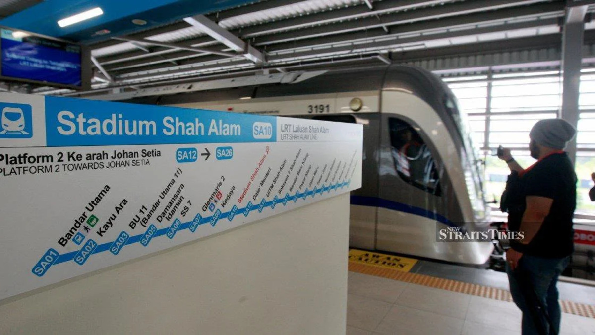 Anwar to Officially Open LRT3 Shah Alam Extension This Sunday