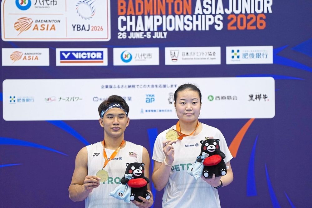 Patience Pays Off as Redzuan-Zi Yu End Malaysia's 19-Year Wait for Asian Junior Mixed Doubles Crown