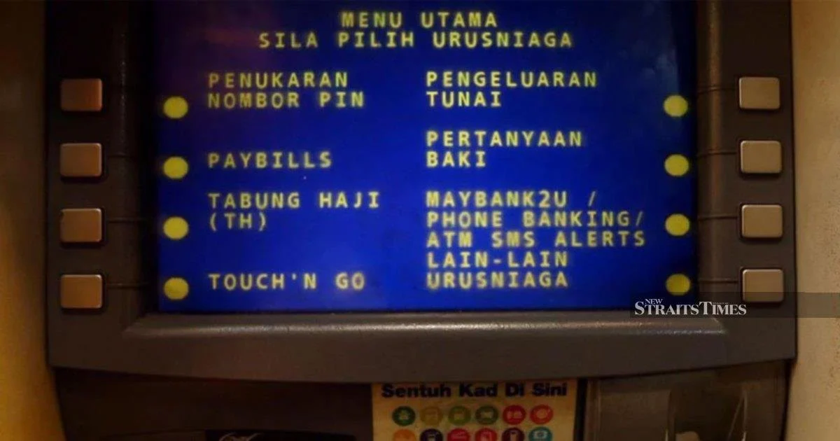Bank Negara urges customers to report wrongful RM1 ATM charges at own-bank machines