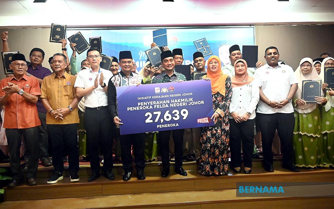 Johor Nearly Completes Land Title Resolution for FELDA Settlers