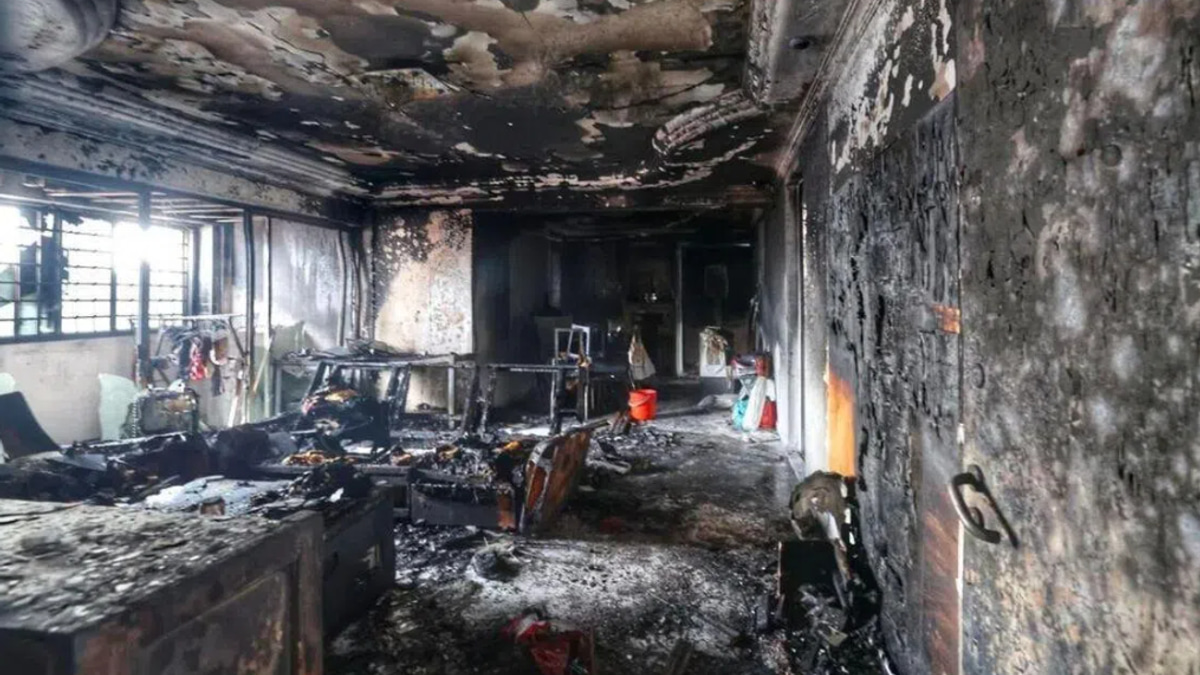 Two rescued from high-rise HDB fire in Singapore's Jurong West; electrical fault suspected