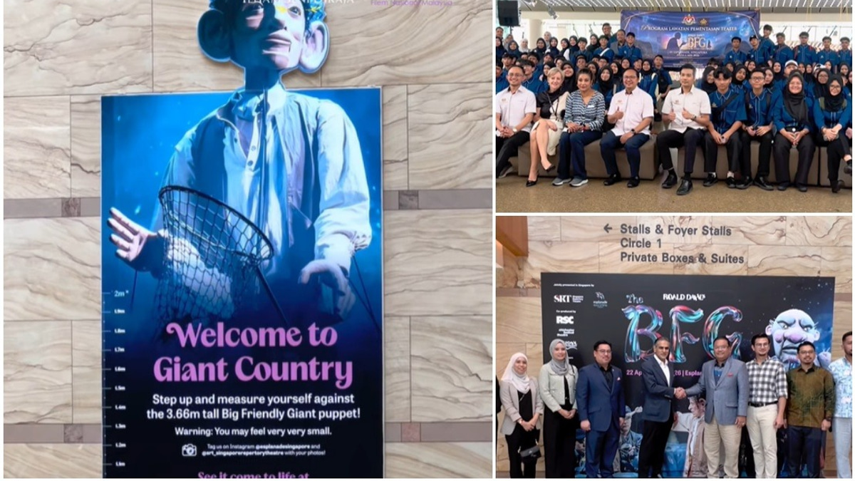 Royal Arts Initiative Takes 200 Students to Singapore for The BFG Theatre Production