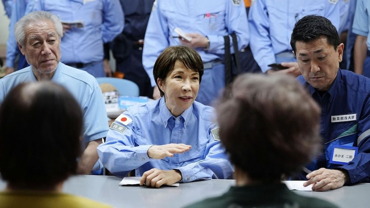 Japan's PM Takaichi visits earthquake-ravaged Kumamoto as heat and shortages compound crisis