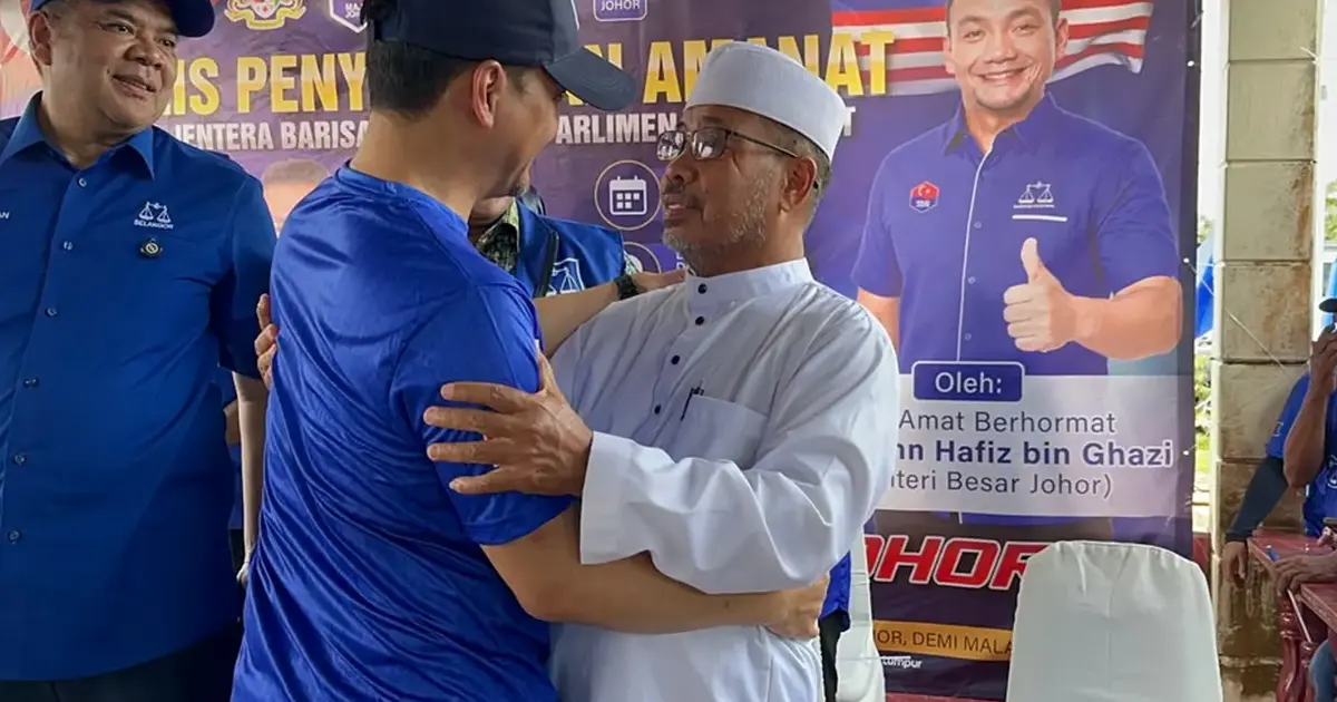 Onn Hafiz 'Touched' as PAS Leaders Attend BN Event in Batu Pahat Despite PN Presence