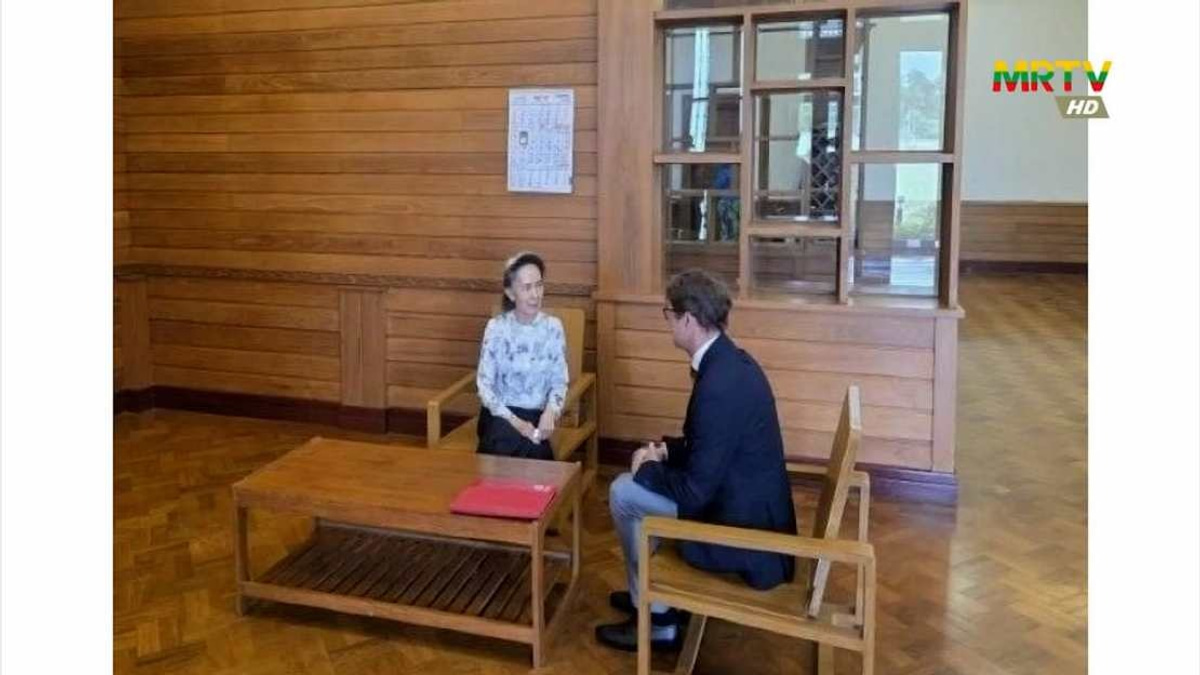 Myanmar Allows Red Cross Official to Meet Detained Aung San Suu Kyi