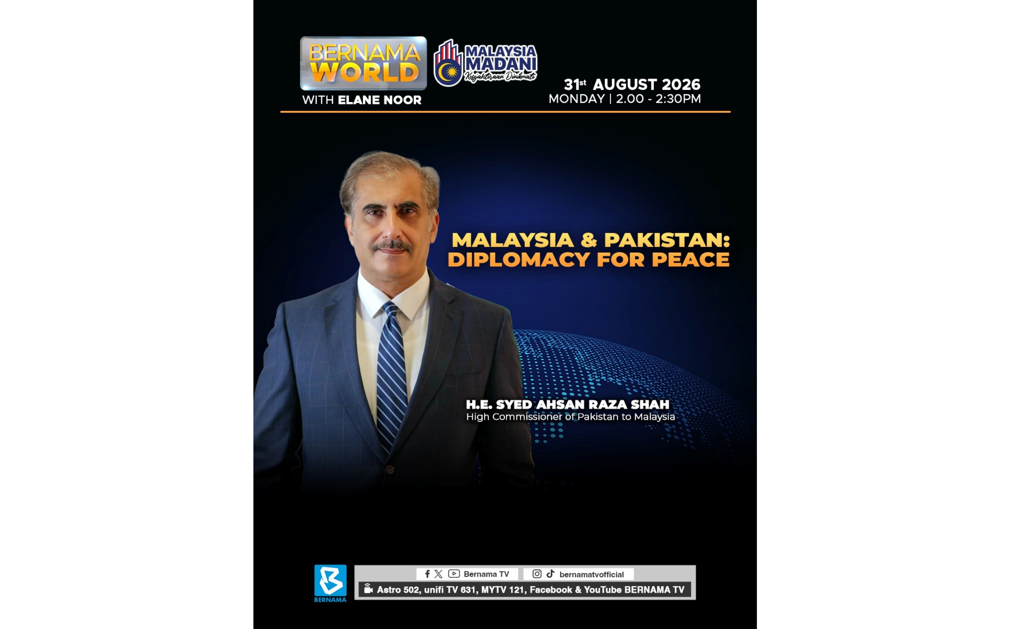Malaysia and Pakistan Must Pool Mediation Expertise, Says High Commissioner