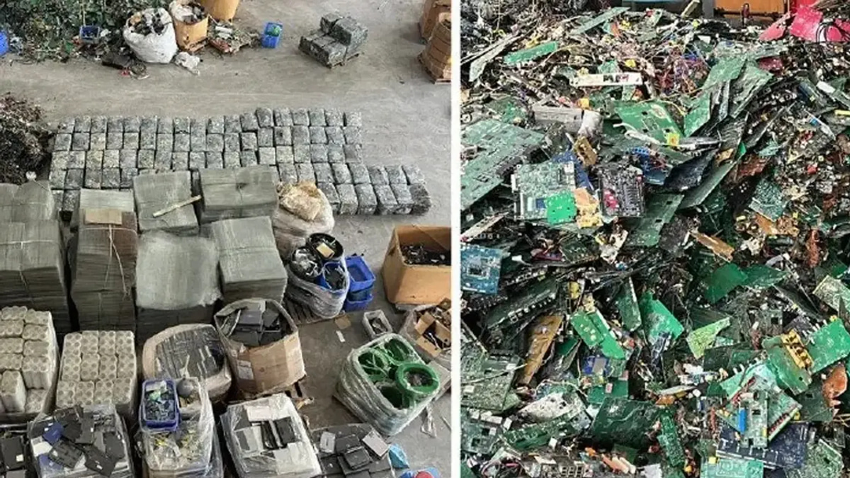 Police Seize E-Waste and Assets Worth RM1.26mil in Two Raids at Bukit Aman