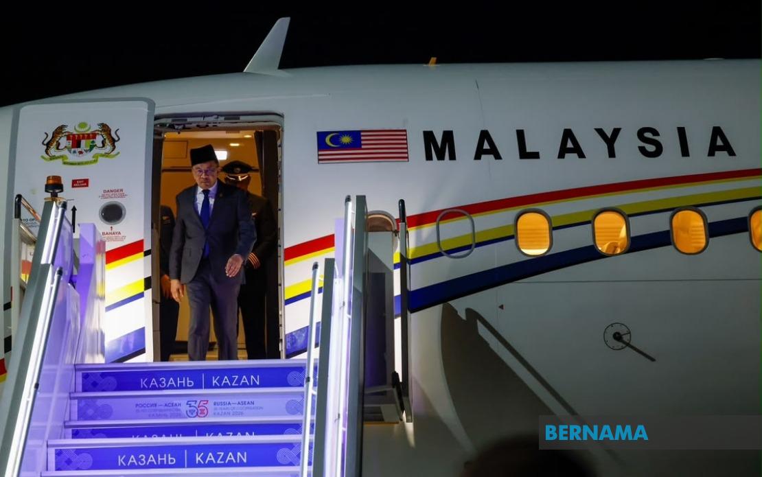 PM Anwar Arrives in Kazan for ASEAN-Russia Summit Marking 35 Years of Relations