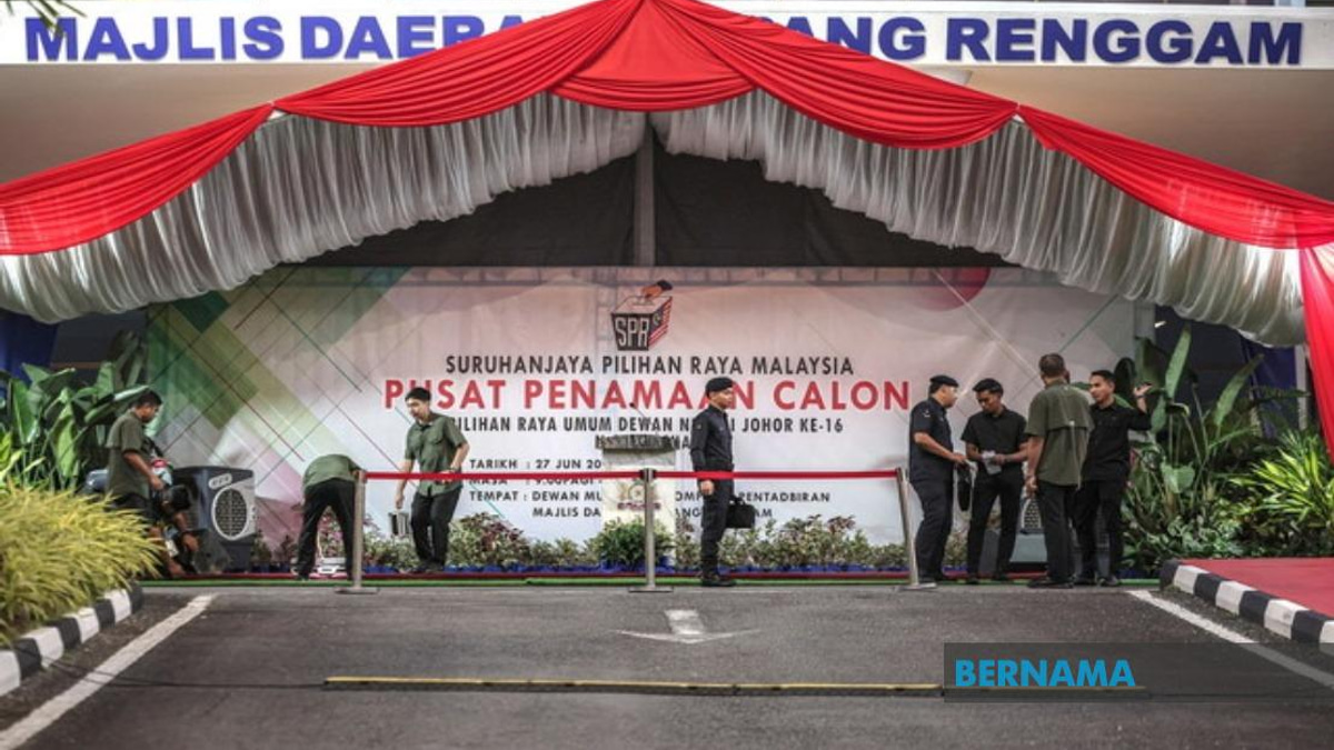 Johor State Election Gets Under Way as 56 Nomination Centres Open