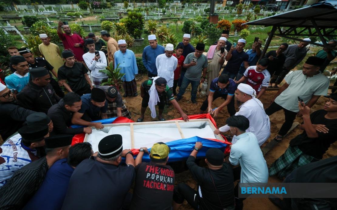 Police Corporal Mohamad Nur Hafiz Laid To Rest Following Electrocution in Sabah