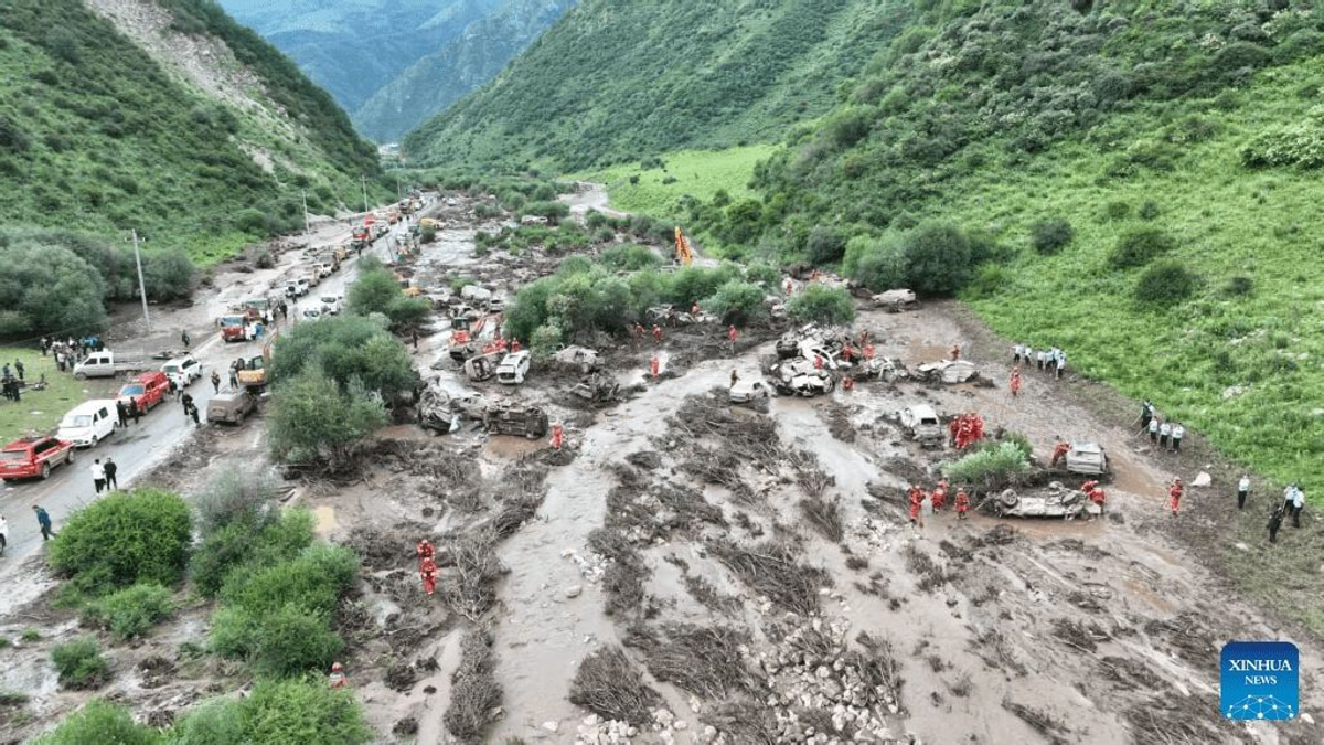 Flash flood in China's Gansu kills 10 as Typhoon Noul batters southern region