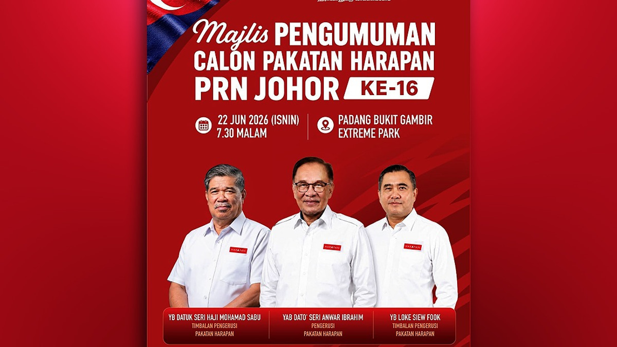 Pakatan Harapan To Unveil Johor Election Manifesto After Nomination Day