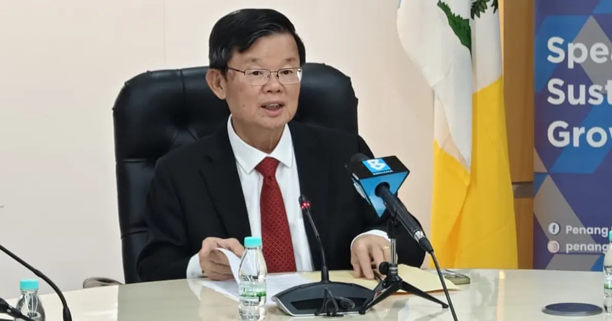 Penang Chief Minister Chow Rebuffs Sanusi's Call to Review Land Lease Terms