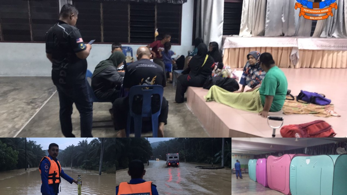 Larut, Matang and Selama Hit by Flash Floods; 17 Evacuated