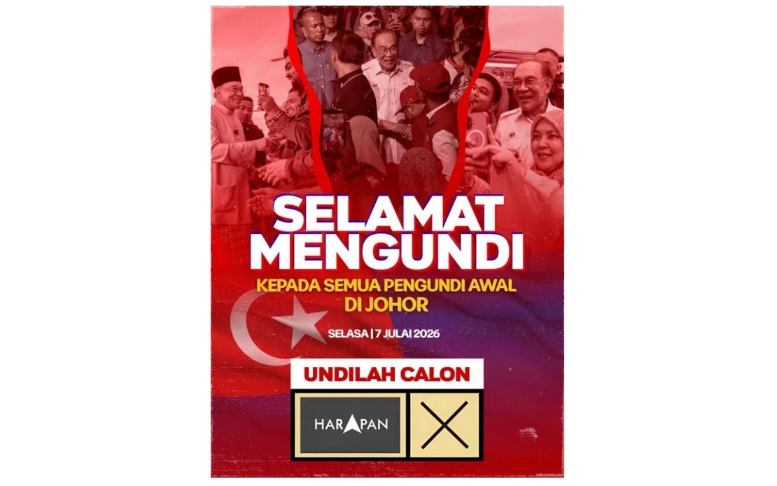 Anwar Urges Early Voters in Johor Election to Support Pakatan Harapan