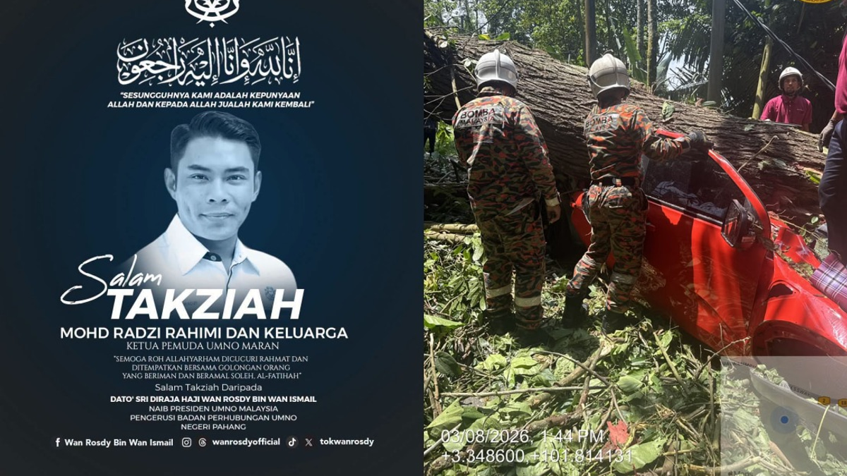 Pahang Menteri Besar Mourns Death of Maran UMNO Youth Chief in Tragic Accident