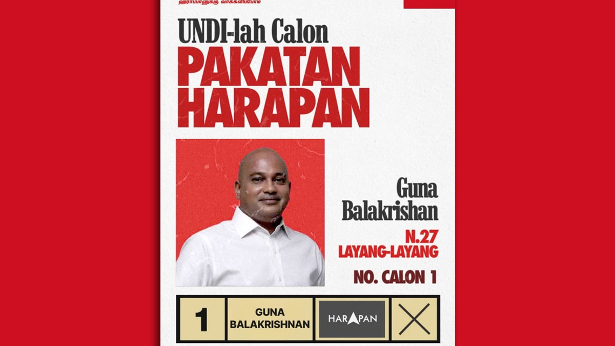 Guna Balakrishnan Charts Six-Point Development Plan for Layang-Layang Voters