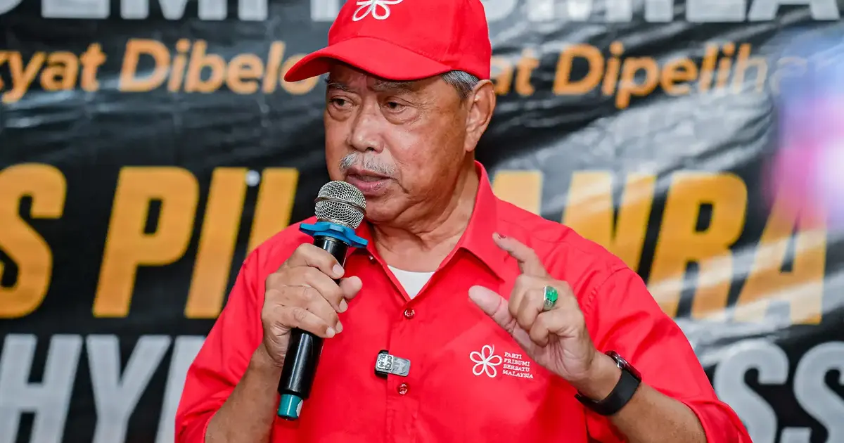 Muhyiddin Rejects Khaled's Criticism of Bersatu's Election Campaign Strategy