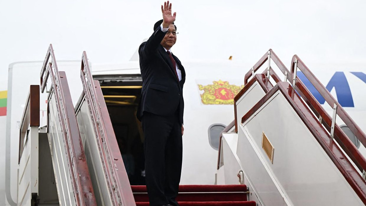 Myanmar's Military Leader Travels to Moscow for Strategic Talks with Putin
