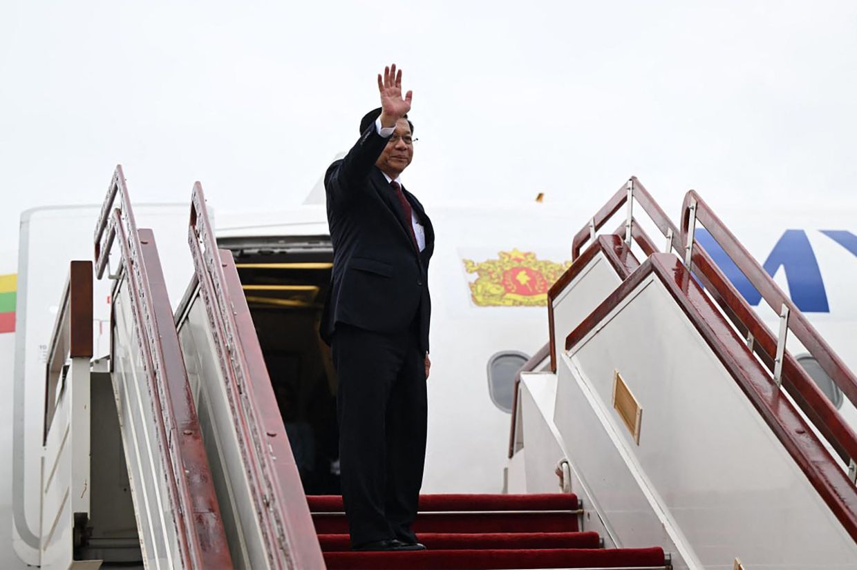 Myanmar's Military Leader Travels to Moscow for Strategic Talks with Putin