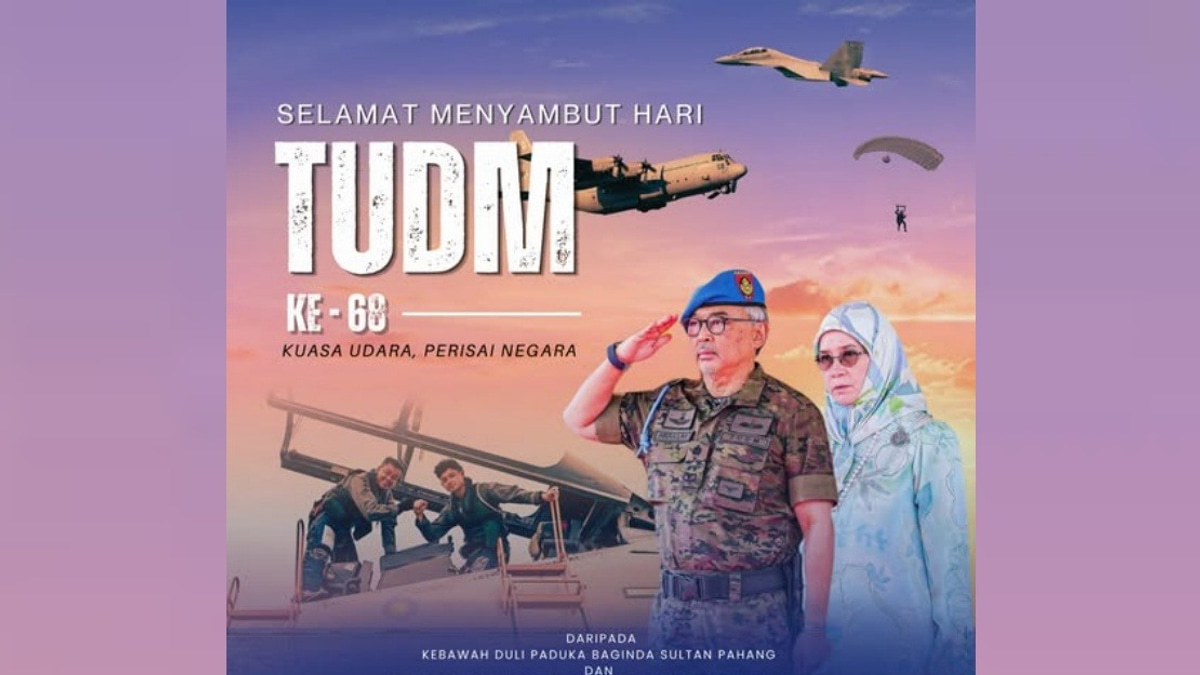 Sultan of Pahang and Tengku Ampuan Extend RMAF Day 2026 Greetings