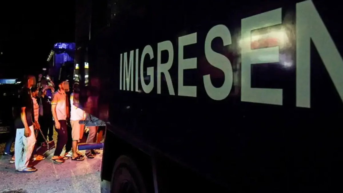 186 Undocumented Migrants Arrested in Midnight Raid at Pudu Commercial Hub
