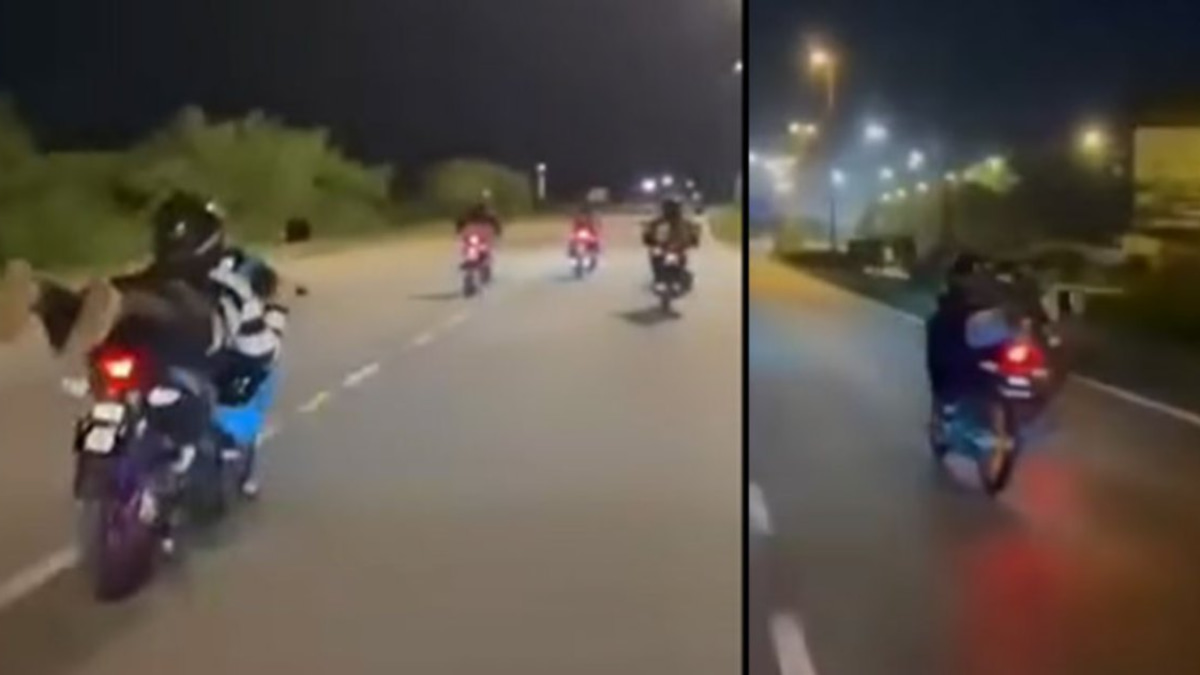 Three Teenage Girls Arrested for Dangerous 'Superman' Motorcycle Stunts in Kuantan