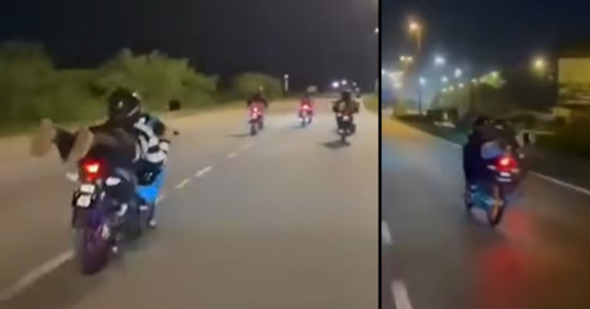 Three Teenage Girls Arrested for Dangerous 'Superman' Motorcycle Stunts in Kuantan