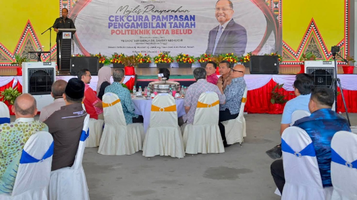 RM250 Million Polytechnic in Kota Belud Set for 2030 Completion, Says Zambry