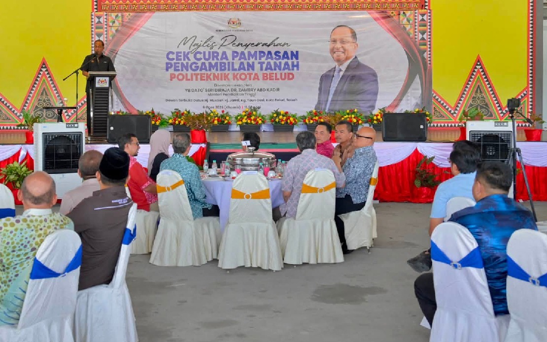 RM250 Million Polytechnic in Kota Belud Set for 2030 Completion, Says Zambry