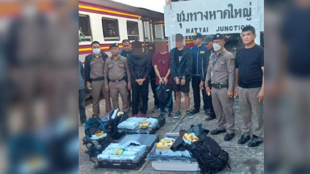 Three Malaysians Nabbed in Thailand with RM4.3 Million in Methamphetamine