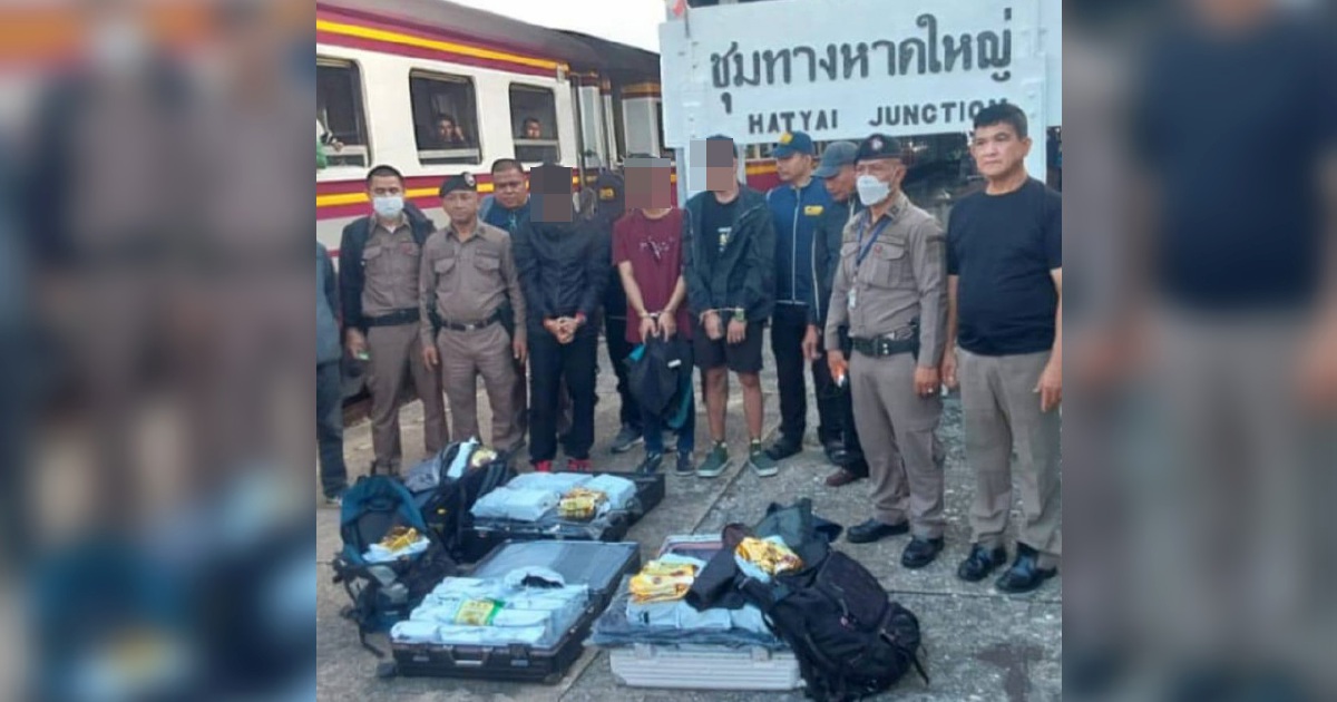 Three Malaysians Nabbed in Thailand with RM4.3 Million in Methamphetamine
