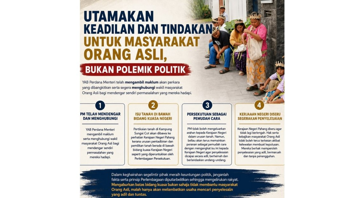 Anwar Pledges Continued Facilitation Role in Kampung Sungai Cot Land Dispute