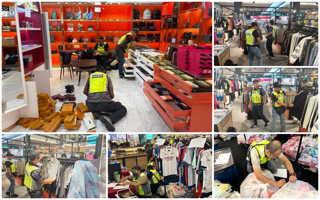 KPDN Seizes RM600,000 Counterfeit Goods Haul in Johor