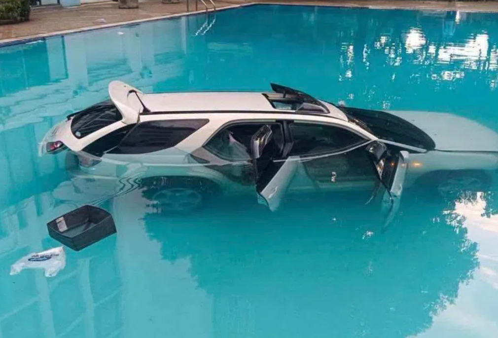 Family dispute over US$775 rent escalates as Thai man drives SUV into university pool