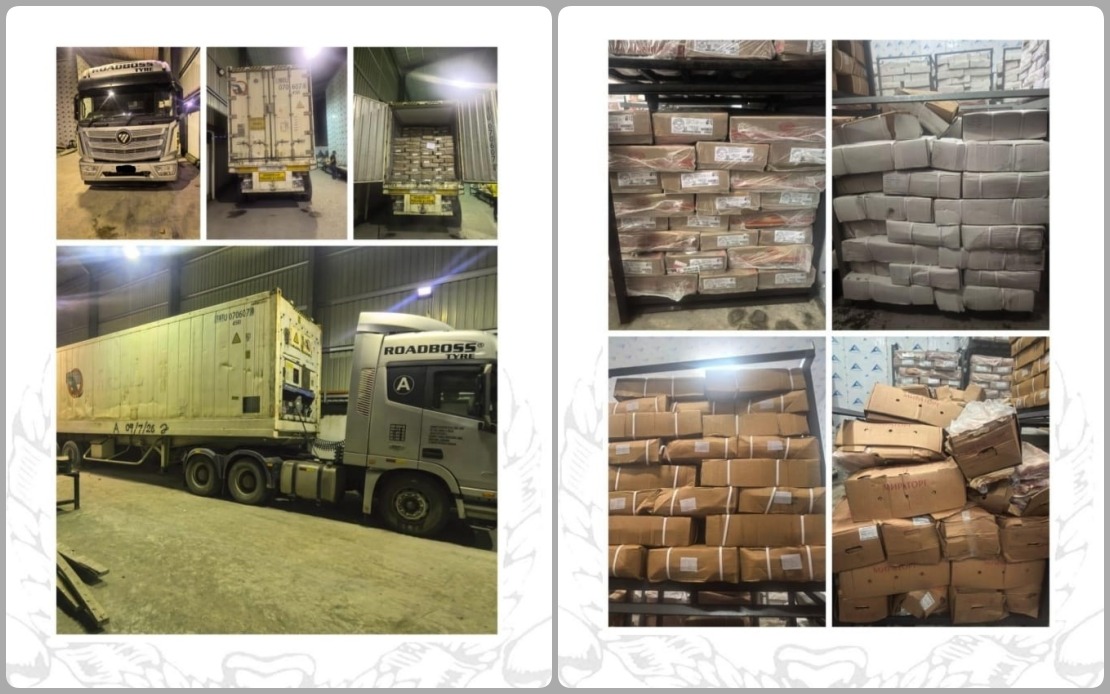 RM6.19 Million in Undocumented Frozen Pork Seized in Miri Warehouse