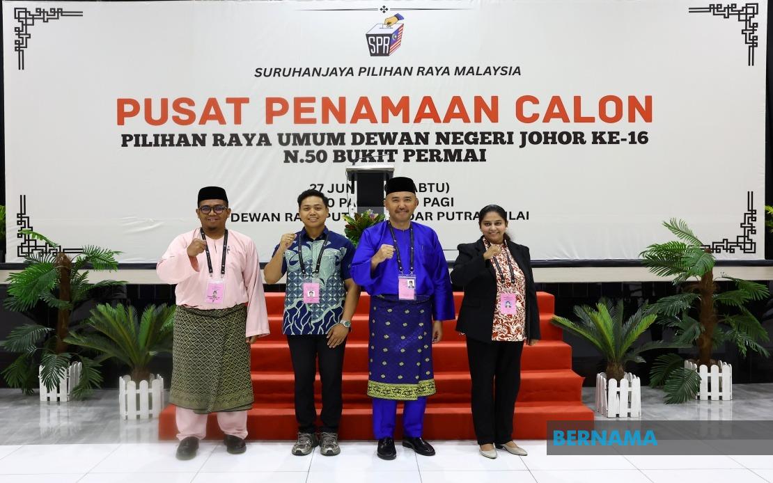 Bukit Permai Showdown: Mohd Jafni Faces Three Challengers in Johor Election