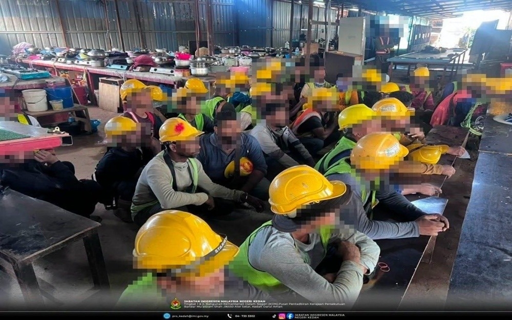 Massive immigration sweep at Kedah construction site yields 81 undocumented migrants
