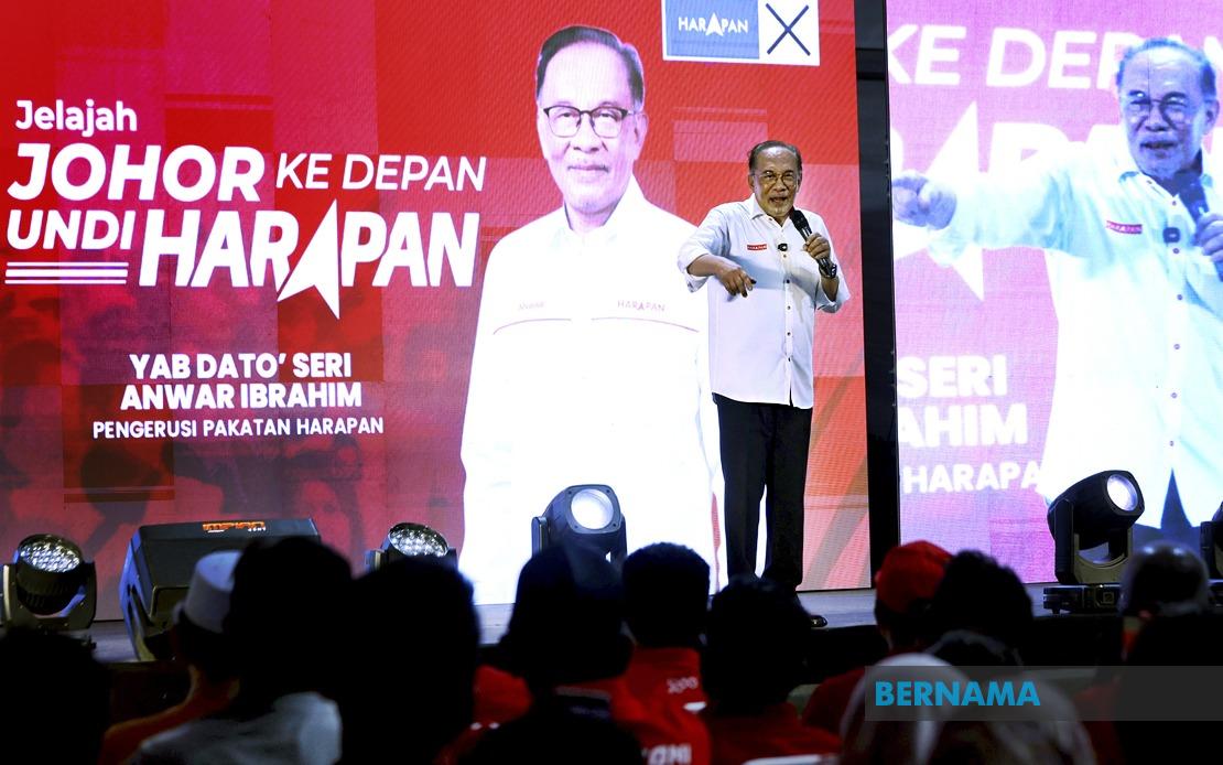 Anwar Pledges Zero Tolerance on Corruption, Vows Clean Government Regardless of Race