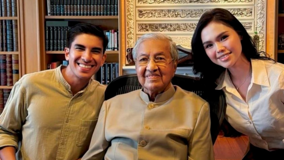 Tun M shares marriage wisdom with Bella Astillah and Syed Saddiq ahead of wedding