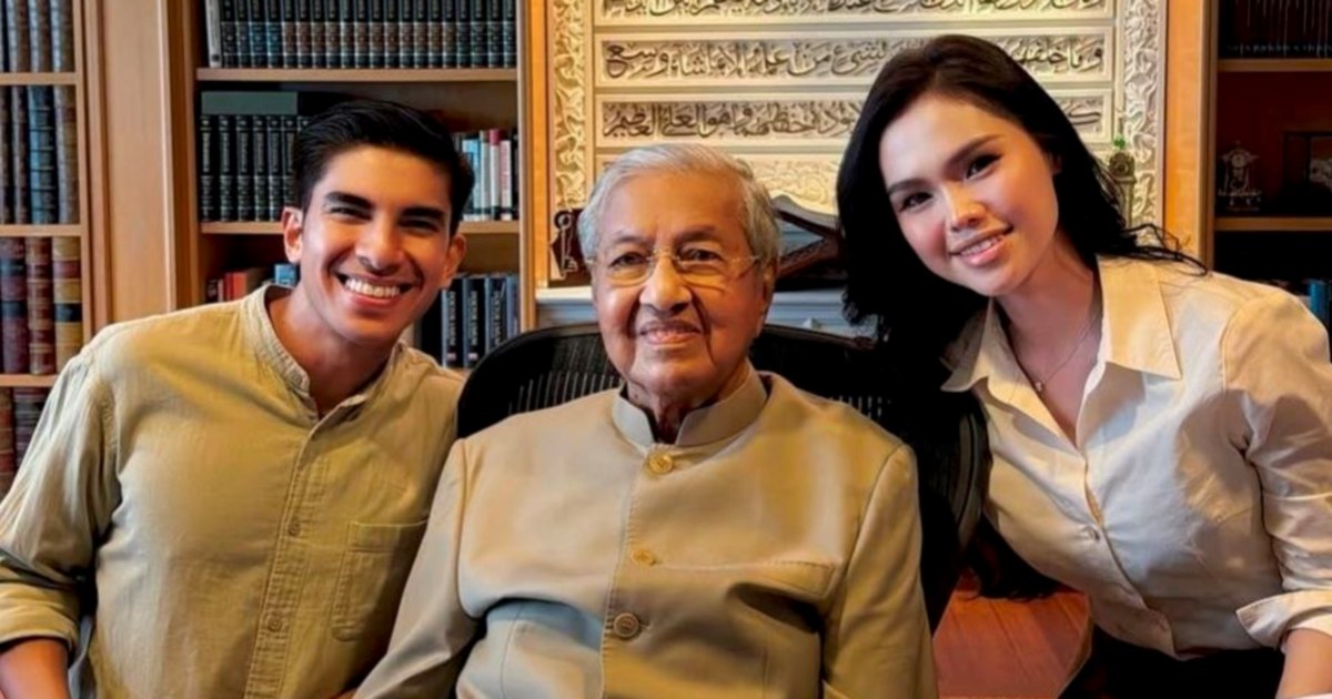 Tun M shares marriage wisdom with Bella Astillah and Syed Saddiq ahead of wedding