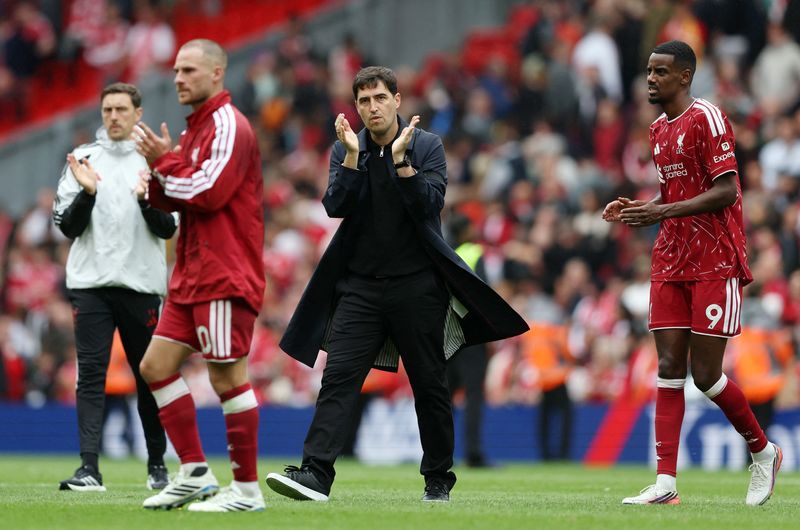 Iraola Sees Progress Despite Liverpool's Winless Start Under His Tenure