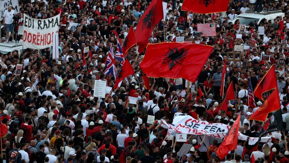 Albania launches crackdown targeting 20 suspects in drug and money-laundering probe
