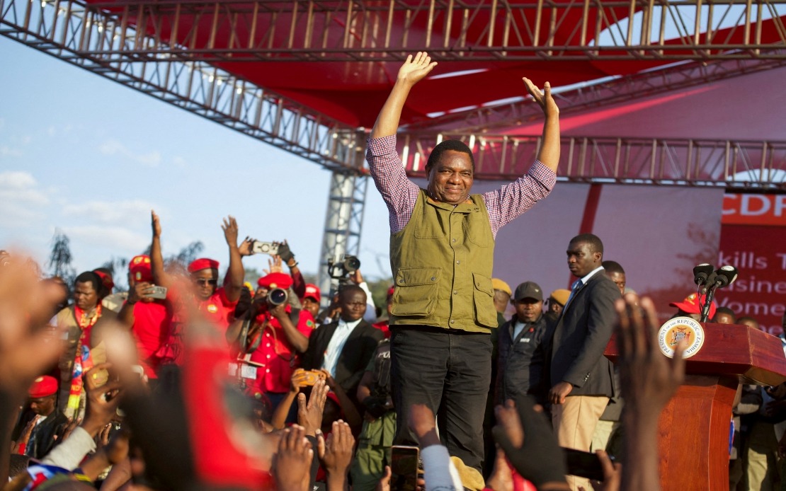 Zambian President Hichilema Poised for Second Term as Commanding Lead Emerges