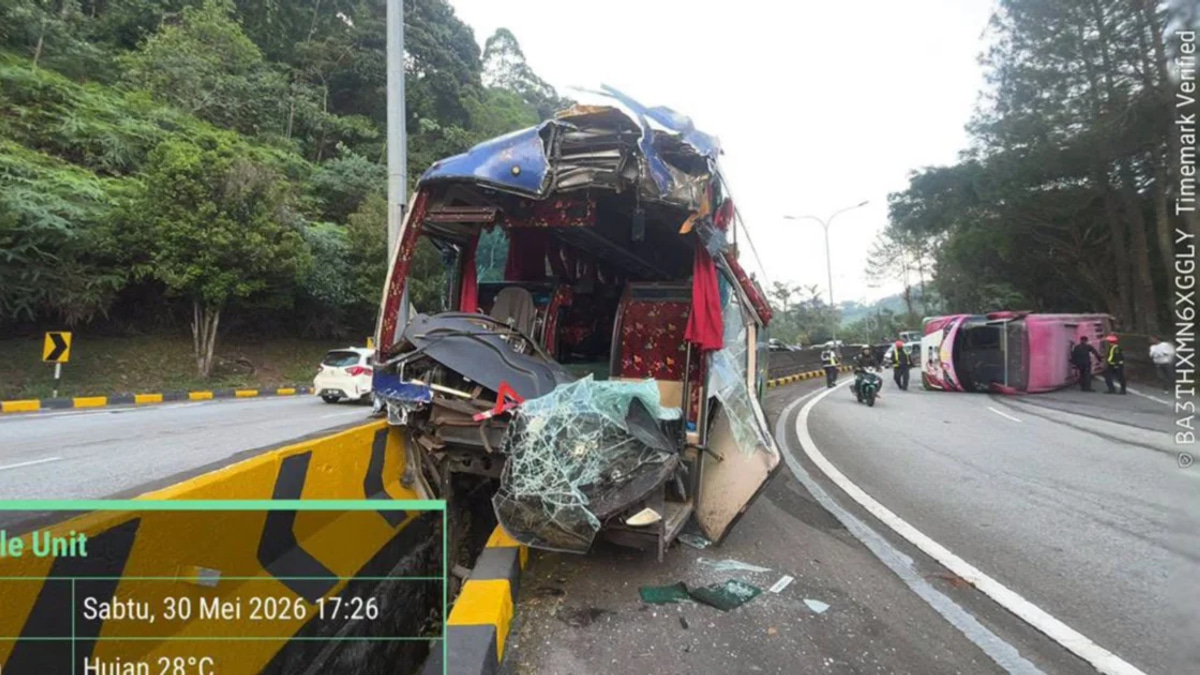 Seven Nepali tourists hurt in Genting Highlands tour bus accident
