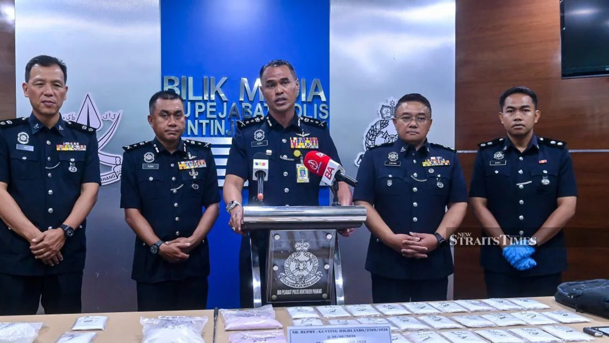 Pahang's Three-Day Drug Crackdown Nets 333 Arrests and RM500k in Seized Assets