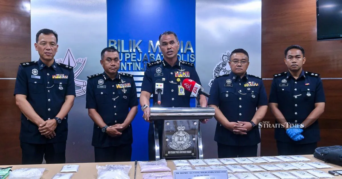Pahang's Three-Day Drug Crackdown Nets 333 Arrests and RM500k in Seized Assets