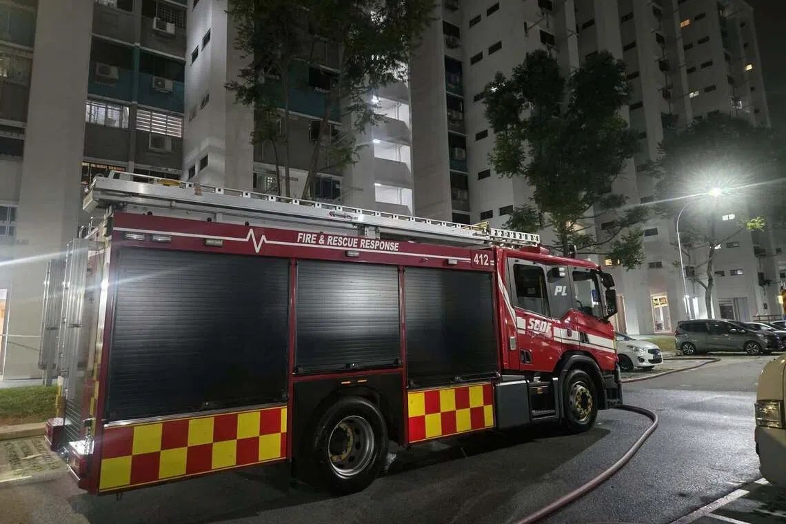One killed, 50 evacuated in Jurong East HDB fire; fourth fatal blaze in two weeks